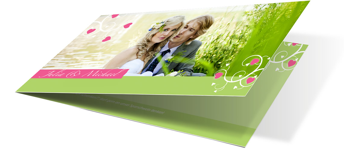 folded cards left right folded photo cards